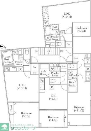 Fons Lucis Izumiの物件間取画像